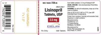 2.5mg Lisinopril(500 tablets).jpg - 2.5mg Lisinopril(500 tablets)